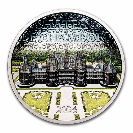 2024 Cook Islands 2oz Silver Château De Chambord