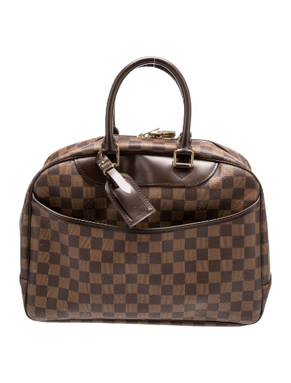 Louis Vuitton Ebene Deauville Vtg Top Hdl Bag
