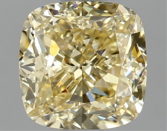 Fancy Yellow Cushion Cut 1.08ct Vs1 Lab Diamond