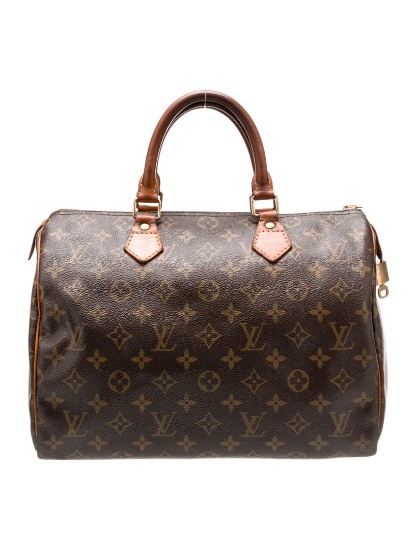 Louis Vuitton Ctd Canvas Speedy 30 Top Hdl Bag