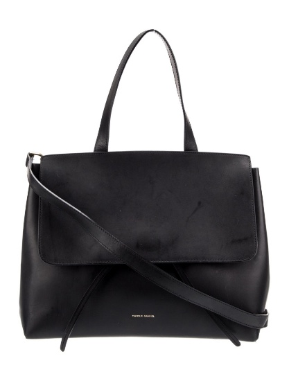 Mansur Gavriel Leather Gold-tone Hdw Top Hdl Bag