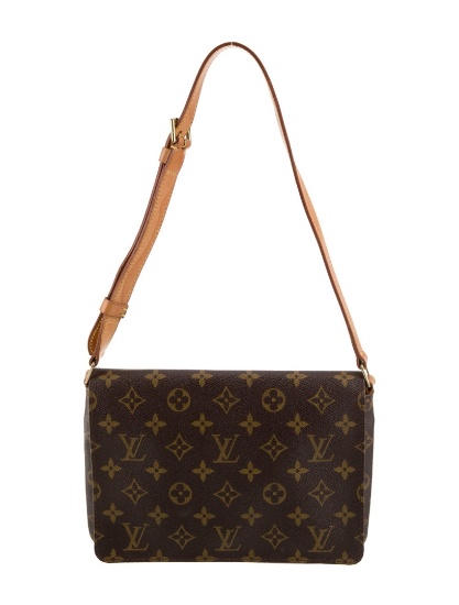 Louis Vuitton Vintage Brown Ctd Canvas Shldr Bag