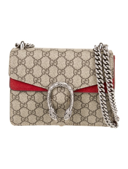 Gucci Mini Gg Supreme Dionysus Push-lock Shldr Bag