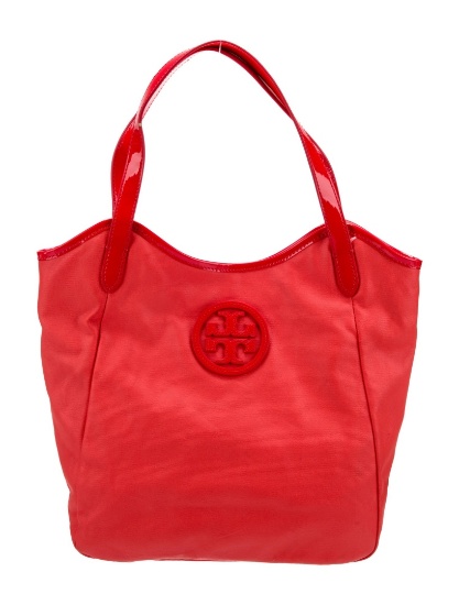 Tory Burch Patent Leather Top Handle Bag