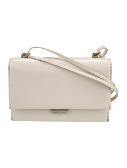 Saint Laurent Neutrals Leather Push-lock Shldr Bag