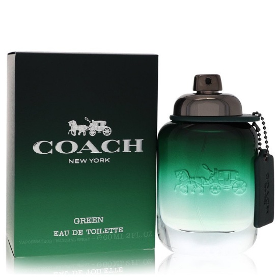 Coach Green Men's 2 Oz Eau De Toilette Spray