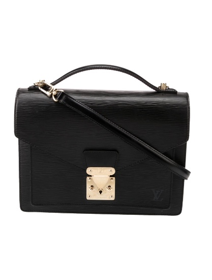 Louis Vuitton Monceau 28 Epi Push-lock Top Hdl Bag