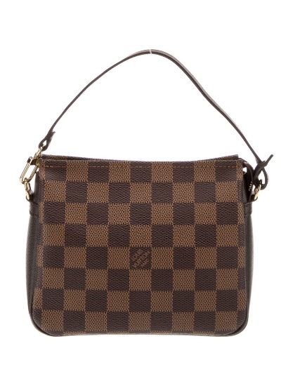 Louis Vuitton Ebene Vtg Brown Top Handle Bag