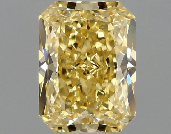 Fancy Yellow Radiant Cut 1.07ct Vs1 Lab Diamond