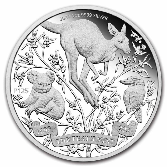 2024 1 Oz Silver The Perth Mint's 125th Anniv.