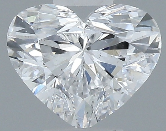 Gia Certified Heart Cut .50ct Si1 Diamond