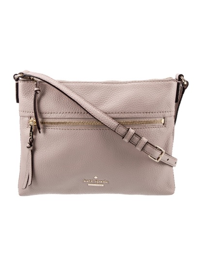 Kate Spade Purple Leather Chain-link Msgr Bag
