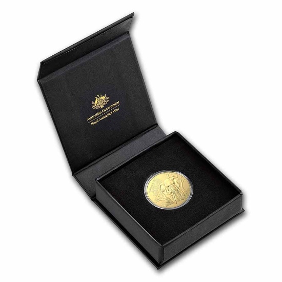 2022 Australia 1oz Gold African Elephant Bu W/ Box