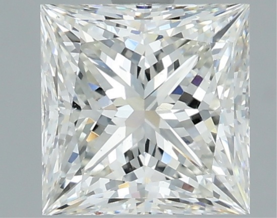 Gia Certified Princess Cut 2.10ct Si1 Diamond