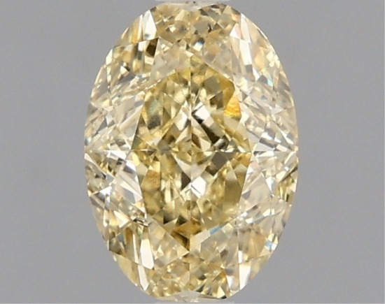 Fancy Yellow Oval Cut 1.28ct Vs2 Lab Diamond