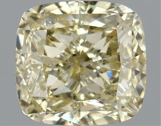 Fancy Yellow Cushion Cut 1.54ct Vs1 Lab Diamond