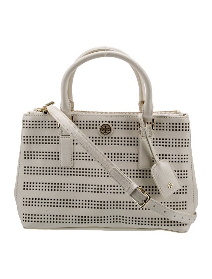 Tory Burch Prt Saffiano Lasercut Top Hdl Bag