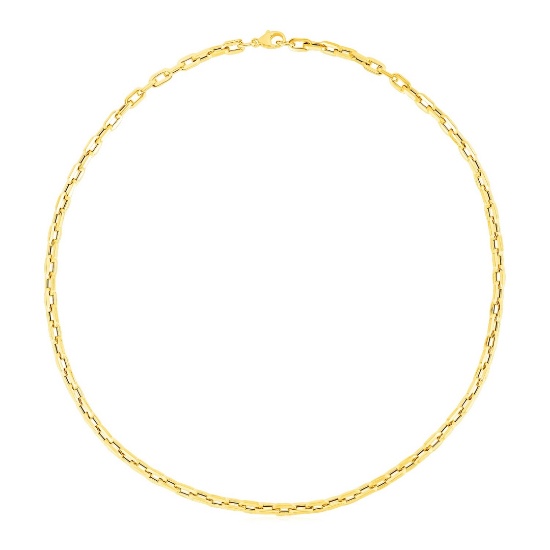 14k Gold Paperclip Chain