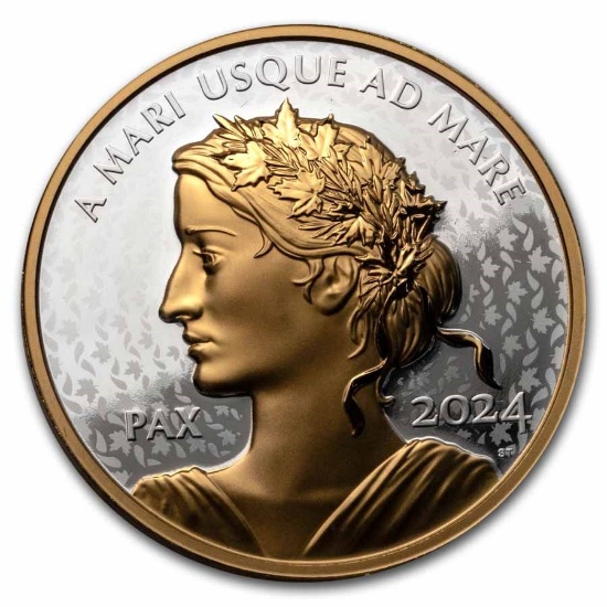 2024 Canada 1 Oz Silver $1 Peace Dollar Proof Uhr