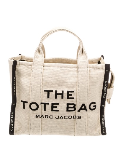 Marc Jacobs Graphic Canvas Silver-tone Hdw Tote