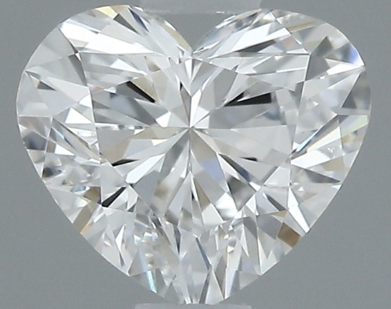 Gia Certified Heart Cut .50ct Vvs2 Diamond