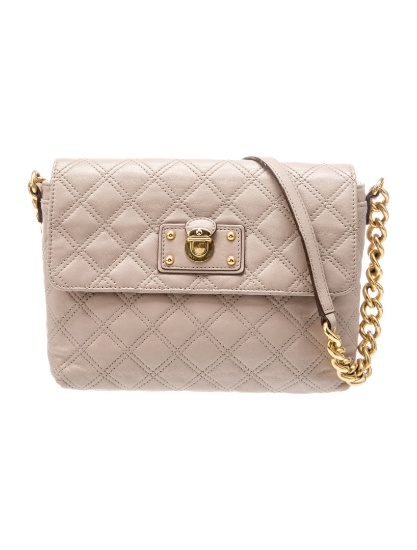 Marc Jacobs Neut Leather Chain-link Messenger Bag