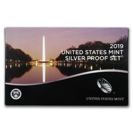 2019-s Silver Proof Set With Reverse Proof Cent