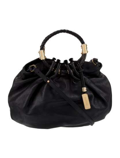 Michael Kors Collection Leather Gold-tone Hdw Hobo