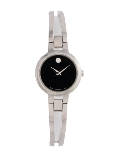 Movado Amorosa Black Dial Quartz Women's 24mm