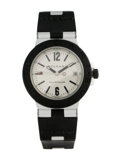 Bvlgari Aluminum Rubber Auto Unisex 38mm