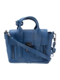 3.1 Phillip Lim Blue Lthr Push-lock Crossbody Bag