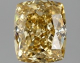 Fancy Yellow Cushion Cut 2.09ct Vs1 Lab Diamond
