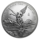 Mexico Libertad 5 Oz Silver Bu - Random Year