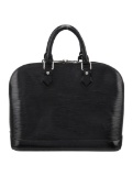 Louis Vuitton Alma Mm Vtg Blk Epi Lthr Top Hdl Bag
