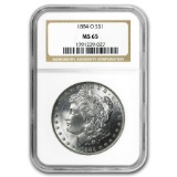 1884-o Morgan Dollar Ms-65 Ngc