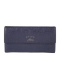 Gucci Dollar Swing Blue Leather Continental Wallet