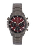 Bulova Marine Star Red Dial Quartz Men's 44mm