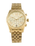 Michael Kors Lexington Gold Dial Qtz Women's 38mm