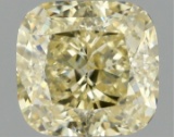 Fancy Yellow Cushion Cut 1.04ct Vs1 Lab Diamond