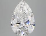 Igi Certified Pear Cut 5.02ct Vs2 Lab Diamond
