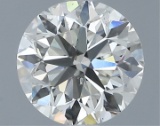 Gia Certified Round Cut .90ct Si2 Diamond