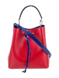 Louis Vuitton Neonoe Mm Red Epi Leather Bucket Bag