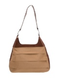 Salvatore Ferragamo Logo Neut Nylon Snap Shldr Bag