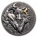 2023 Cameroon 1 Oz Silver Greek Mythology Minotaur