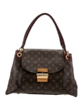Louis Vuitton Olympe Brn Brass Hdw Shldr Bag