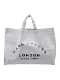 Marc Jacobs Graphic White Canvas Unlined Tote
