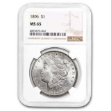 1896 Morgan Dollar Ms-65 Ngc