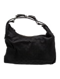 Gucci Gg Canvas Silver-tone Hdw Horsebit Shldr Bag