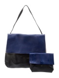 Celine All Soft Black Leather Flap Cls Shldr Bag