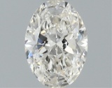 Gia Certified Oval Cut .35ct Si1 Diamond